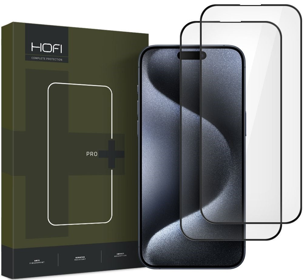Αντιχαρακτικό Γυαλί Προστασίας Apple iPhone 17 Pro Max / 16 Pro Max - Hofi Premium Pro+ Tempered Glass FullFace Οθόνης - 2 Τε