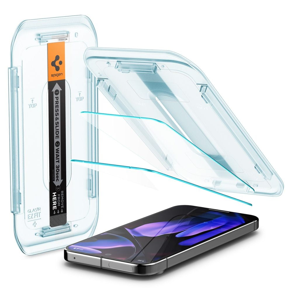 Αντιχαρακτικό Γυαλί Προστασίας Google Pixel 10 Pro XL / 9 Pro XL - Spigen Tempered Glass GLAS.tR EZ Fit Οθόνης - 2 Τεμάχια - 