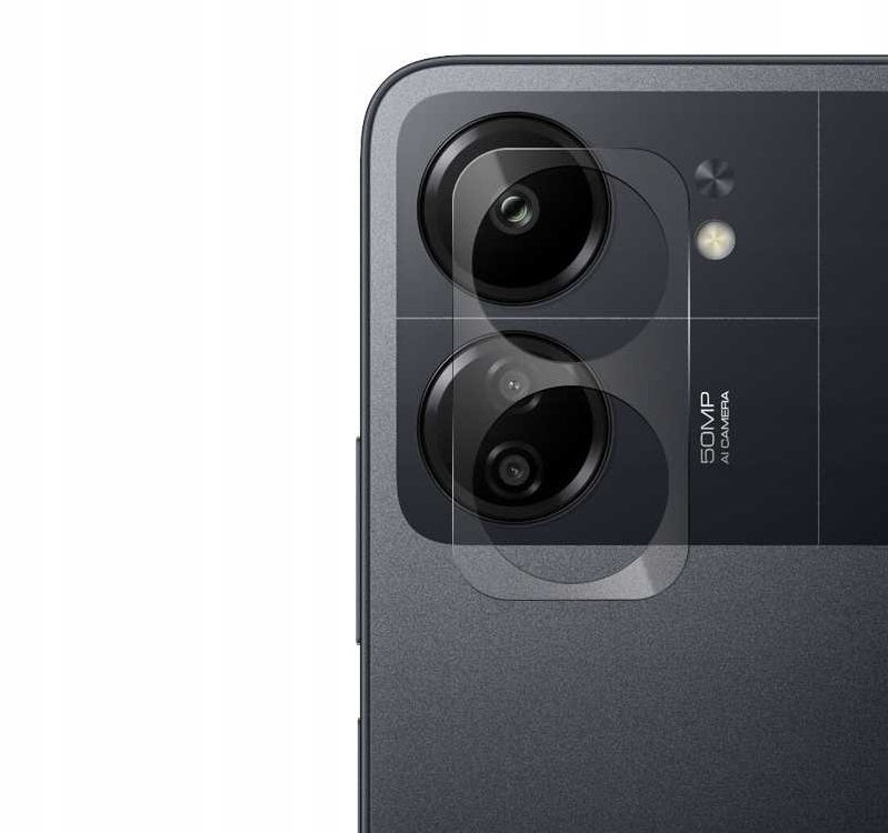 Αντιχαρακτικό Γυαλί Προστασίας Xiaomi Redmi 13C 4G / Poco C65 Spacecase Camera Glass Lens Protector για Φακό Κάμερας - Transp