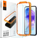 Αντιχαρακτικό Γυάλινο Tempered Glass - Samsung Galaxy A55 - Spigen GLAS.tR ALIGNmaster - Clear - 2 Τεμάχια (AGL07775)