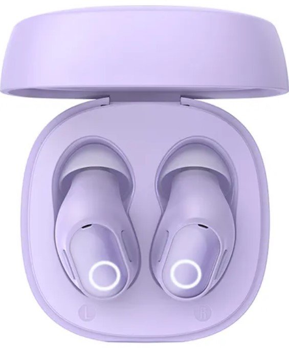 Bluetooth Ακουστικά Baseus True Wireless Earbuds Bowie WM02 OS Ασύρματα με Θήκη Φόρτισης - Purple (NGTW370205)