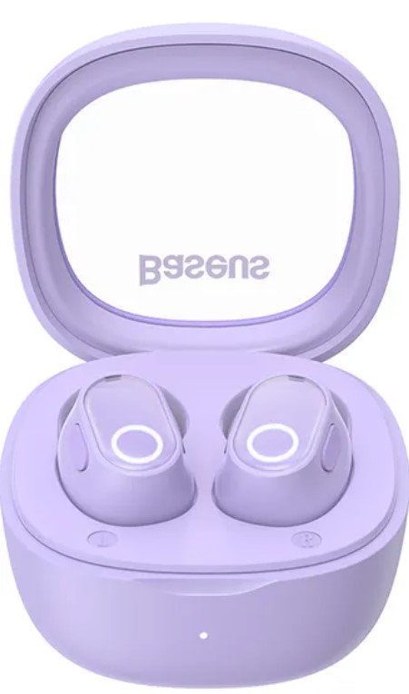 Bluetooth Ακουστικά Baseus True Wireless Earbuds Bowie WM02 OS Ασύρματα με Θήκη Φόρτισης - Purple (NGTW370205)
