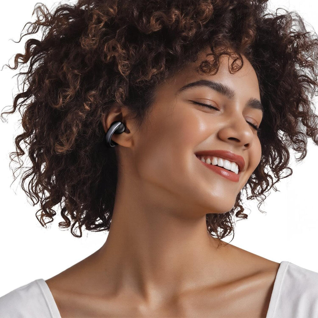 Bluetooth Ακουστικά Mcdodo Wireless Clip-On Earbuds Air O3 Ασύρματα με Θήκη Φόρτισης & Ψηφιακή Οθόνη LED - Black (HP-8160)
