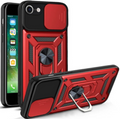 Bodycell Armor Slide - Ανθεκτική Θήκη Apple iPhone SE 2022 / 2020 / 8 / 7 με Κάλυμμα για την Κάμερα & Μεταλλικό Ring Holder -