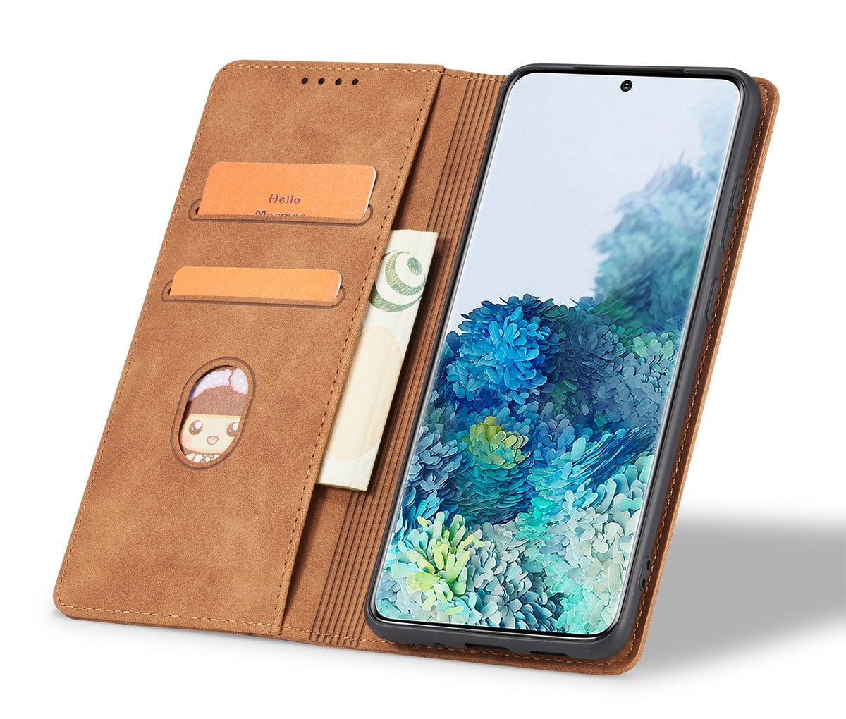 Bodycell Book Case - Θήκη Πορτοφόλι - Samsung Galaxy A25 - Brown (5206015073427)