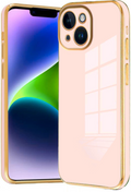 Bodycell Gold Plated - Θήκη Σιλικόνης Apple iPhone 14 Plus - Pink (5206015070679)