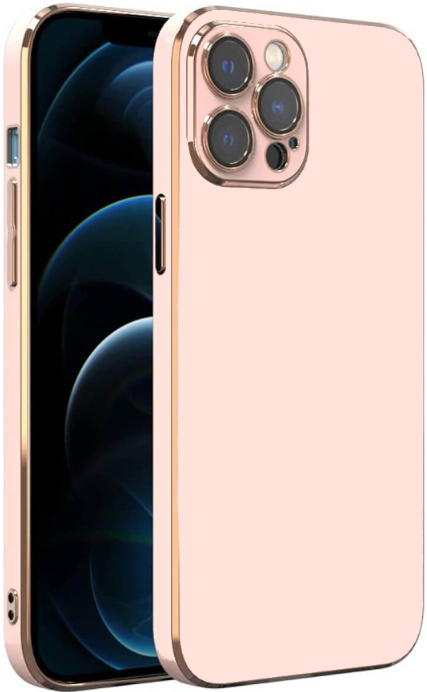 Bodycell Gold Plated - Θήκη Σιλικόνης Apple iPhone 14 Pro - Pink (5206015070686)