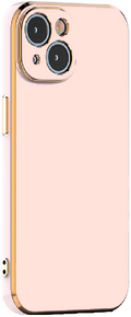 Bodycell Gold Plated - Θήκη Σιλικόνης Apple iPhone 15 - Pink (5206015073731)