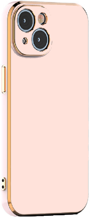 Bodycell Gold Plated - Θήκη Σιλικόνης Apple iPhone 15 - Pink (5206015073731)
