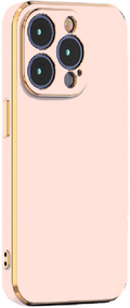 Bodycell Gold Plated - Θήκη Σιλικόνης Apple iPhone 15 Pro - Pink (5206015073816)