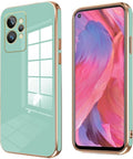 Bodycell Gold Plated - Θήκη Σιλικόνης Realme GT2 Pro - Mint Green (5206015070877)
