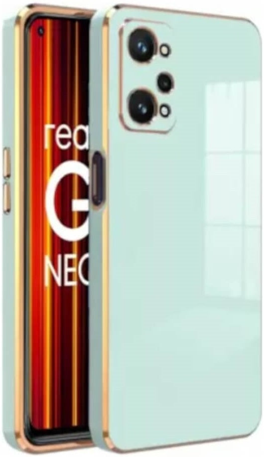 Bodycell Gold Plated - Θήκη Σιλικόνης Realme GT Neo 2 - Mint Green (5206015070914)