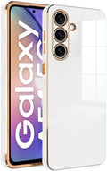 Bodycell Gold Plated - Θήκη Σιλικόνης Samsung Galaxy A54 - White (5206015071355)