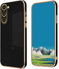Bodycell Gold Plated - Θήκη Σιλικόνης Samsung Galaxy S23 Plus - Black (5206015069765)