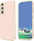 Bodycell Gold Plated - Θήκη Σιλικόνης Samsung Galaxy S23 - Pink (5206015071478)