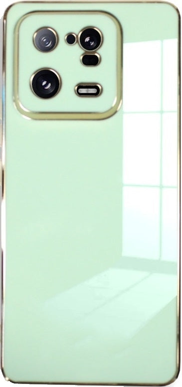 Bodycell Gold Plated - Θήκη Σιλικόνης Xiaomi 13 Pro - Mint Green (5206015069895)