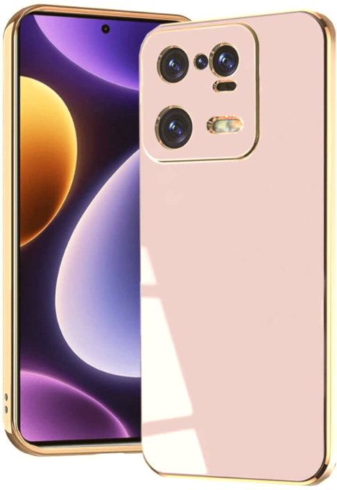 Bodycell Gold Plated - Θήκη Σιλικόνης Xiaomi 13 Pro - Pink (5206015071577)