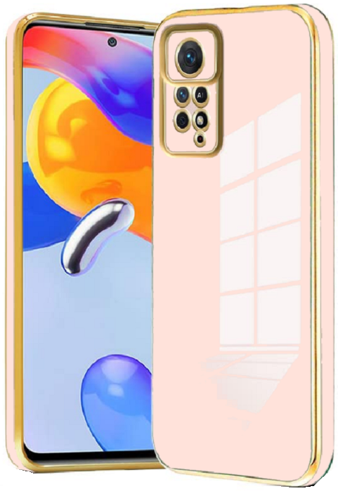 Bodycell Gold Plated - Θήκη Σιλικόνης Xiaomi Redmi Note 11 Pro / Redmi Note 12 Pro 4G - Pink (5206015074417)