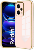 Bodycell Gold Plated - Θήκη Σιλικόνης Xiaomi Redmi Note 12 5G / Poco X5 - Pink (5206015071720)