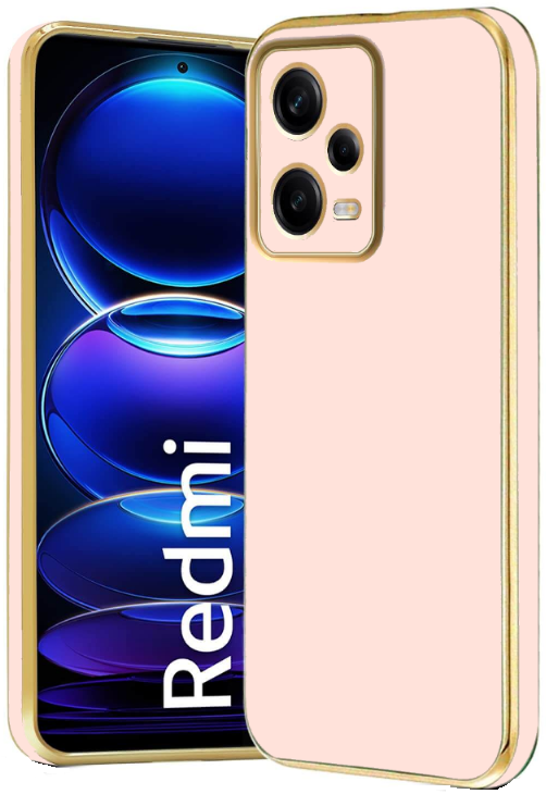 Bodycell Gold Plated - Θήκη Σιλικόνης Xiaomi Redmi Note 12 Pro Plus - Pink (5206015071805)
