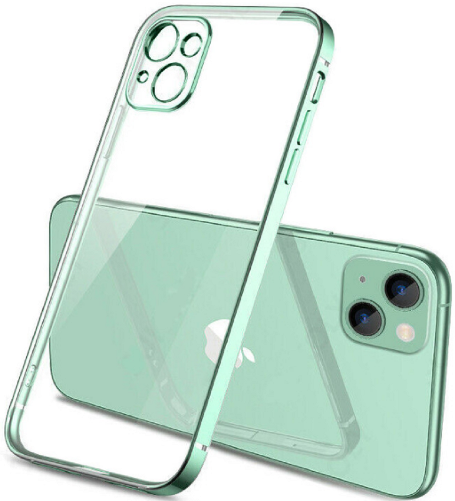 Bodycell HD Διάφανη Θήκη Σιλικόνης Apple iPhone 13 mini - Green (5206015067266)