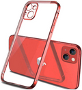 Bodycell HD Διάφανη Θήκη Σιλικόνης Apple iPhone 13 mini - Red (5206015067273)