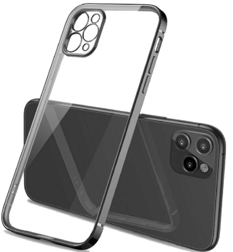 Bodycell HD Διάφανη Θήκη Σιλικόνης Apple iPhone 13 Pro - Black (5206015067358)