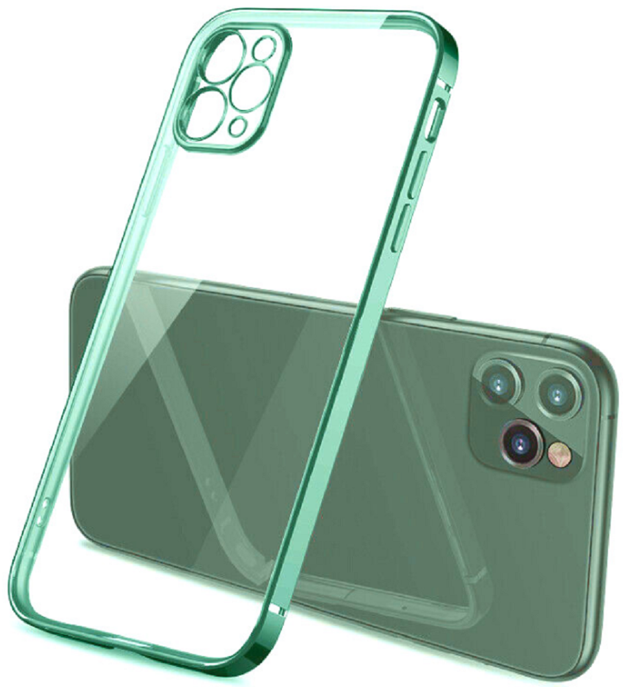Bodycell HD Διάφανη Θήκη Σιλικόνης Apple iPhone 13 Pro - Green (5206015067365)