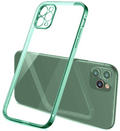 Bodycell HD Διάφανη Θήκη Σιλικόνης Apple iPhone 13 Pro Max - Green (5206015067419)