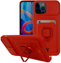 Bodycell Multifunction - Ανθεκτική Θήκη Apple iPhone 13 Pro Max με Λουράκι Λαιμού / Κάλυμμα Κάμερας / Ring Holder / Υποδοχή Κ