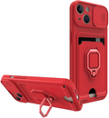 Bodycell Multifunction - Ανθεκτική Θήκη Apple iPhone 14 με Λουράκι Λαιμού / Κάλυμμα Κάμερας / Ring Holder / Υποδοχή Κάρτας - 