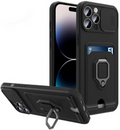 Bodycell Multifunction - Ανθεκτική Θήκη Apple iPhone 14 Pro με Λουράκι Λαιμού / Κάλυμμα Κάμερας / Ring Holder / Υποδοχή Κάρτα
