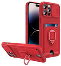 Bodycell Multifunction - Ανθεκτική Θήκη Apple iPhone 14 Pro με Λουράκι Λαιμού / Κάλυμμα Κάμερας / Ring Holder / Υποδοχή Κάρτα