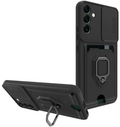 Bodycell Multifunction - Ανθεκτική Θήκη Samsung Galaxy A14 με Λουράκι Λαιμού / Κάλυμμα Κάμερας / Ring Holder / Υποδοχή Κάρτας