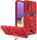 Bodycell Multifunction - Ανθεκτική Θήκη Samsung Galaxy A34 με Λουράκι Λαιμού / Κάλυμμα Κάμερας / Ring Holder / Υποδοχή Κάρτας