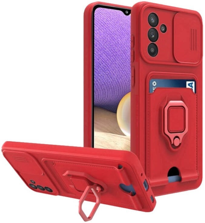 Bodycell Multifunction - Ανθεκτική Θήκη Samsung Galaxy S23 FE με Λουράκι Λαιμού / Κάλυμμα Κάμερας / Ring Holder / Υποδοχή Κάρ