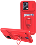 Bodycell Multifunction - Ανθεκτική Θήκη Xiaomi Redmi Note 12 5G / Poco X5 με Λουράκι Λαιμού / Κάλυμμα Κάμερας / Ring Holder /