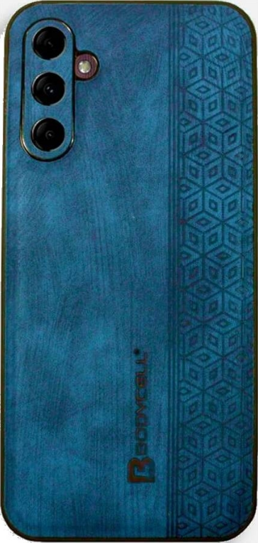 Bodycell Pattern Leather - Σκληρή Θήκη Samsung Galaxy A14 - Blue (5206015068690)