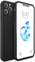 Bodycell Square Liquid Θήκη Σιλικόνης - Apple iPhone 13 Pro - Black (5206015057946)