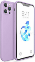 Bodycell Square Liquid Θήκη Σιλικόνης - Apple iPhone 13 Pro - Light Violet (5206015058035)