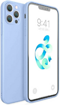 Bodycell Square Liquid Θήκη Σιλικόνης - Apple iPhone 13 Pro Max - Light Blue (5206015058141)