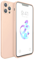 Bodycell Square Liquid Θήκη Σιλικόνης - Apple iPhone 13 Pro Max - Pink (5206015058233)