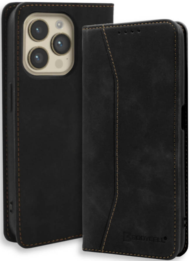 Bodycell Θήκη - Πορτοφόλι Apple iPhone 13 Pro Max - Black (5206015066993)