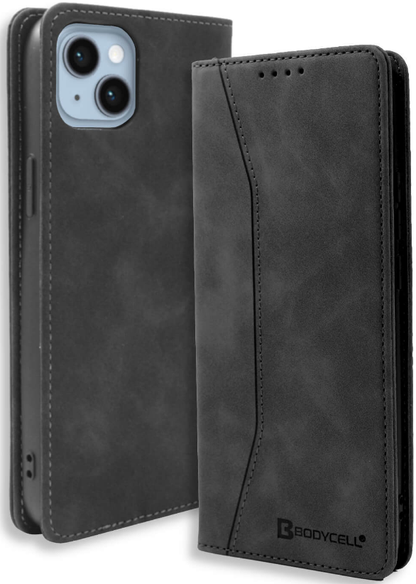 Bodycell Θήκη - Πορτοφόλι Apple iPhone 14 - Black (5206015013959)