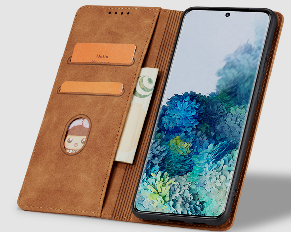Bodycell Θήκη - Πορτοφόλι Apple iPhone 14 - Brown (5206015013966)