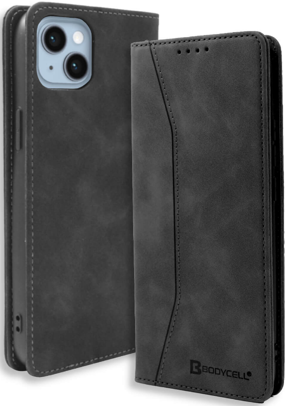Bodycell Θήκη - Πορτοφόλι Apple iPhone 14 Plus - Black (5206015013980)