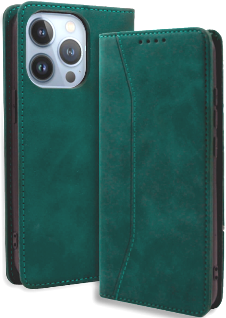 Bodycell Θήκη - Πορτοφόλι Apple iPhone 14 Pro Max - Green (5206015070563)