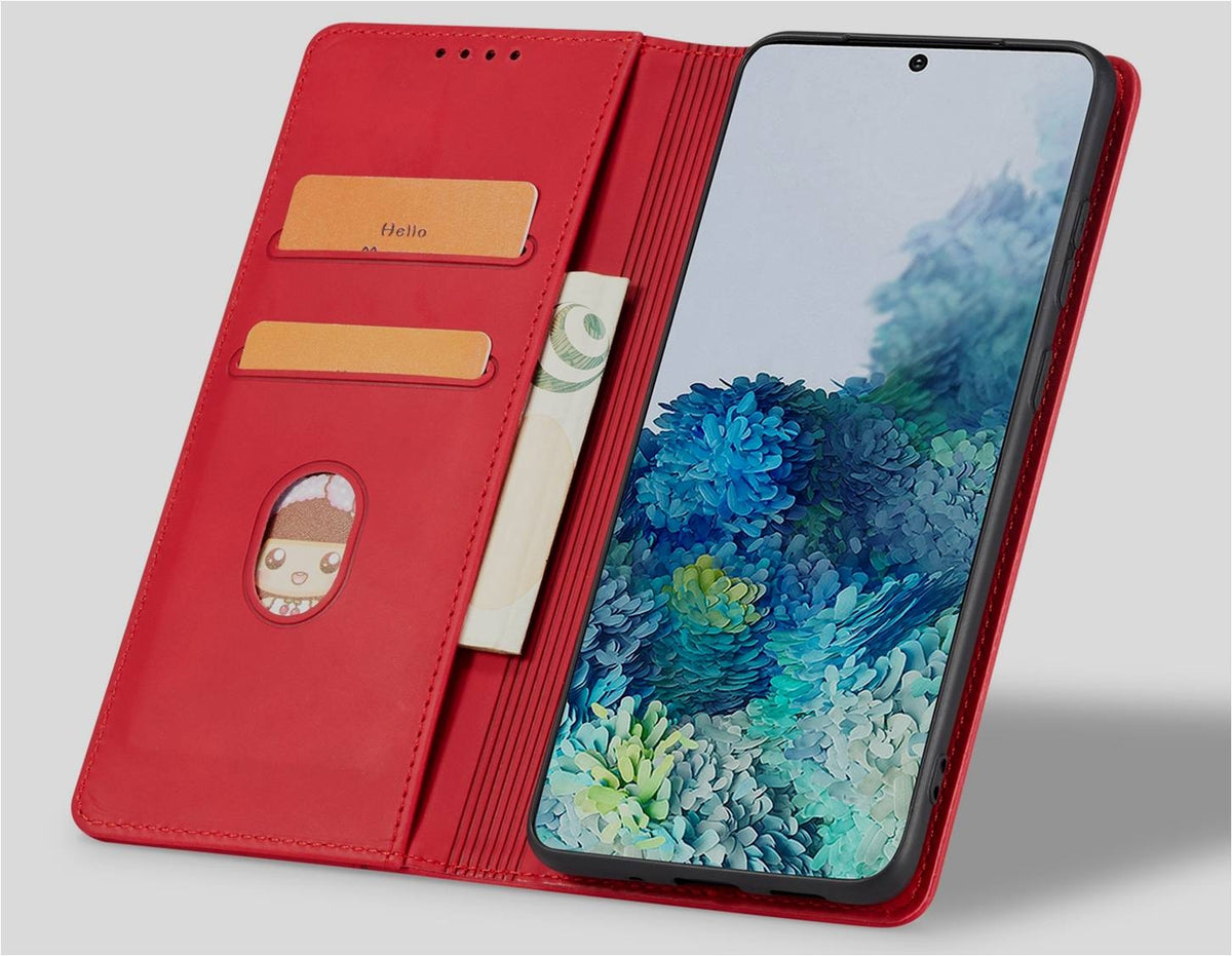 Bodycell Θήκη - Πορτοφόλι Apple iPhone 14 Pro Max - Red (5206015014703)