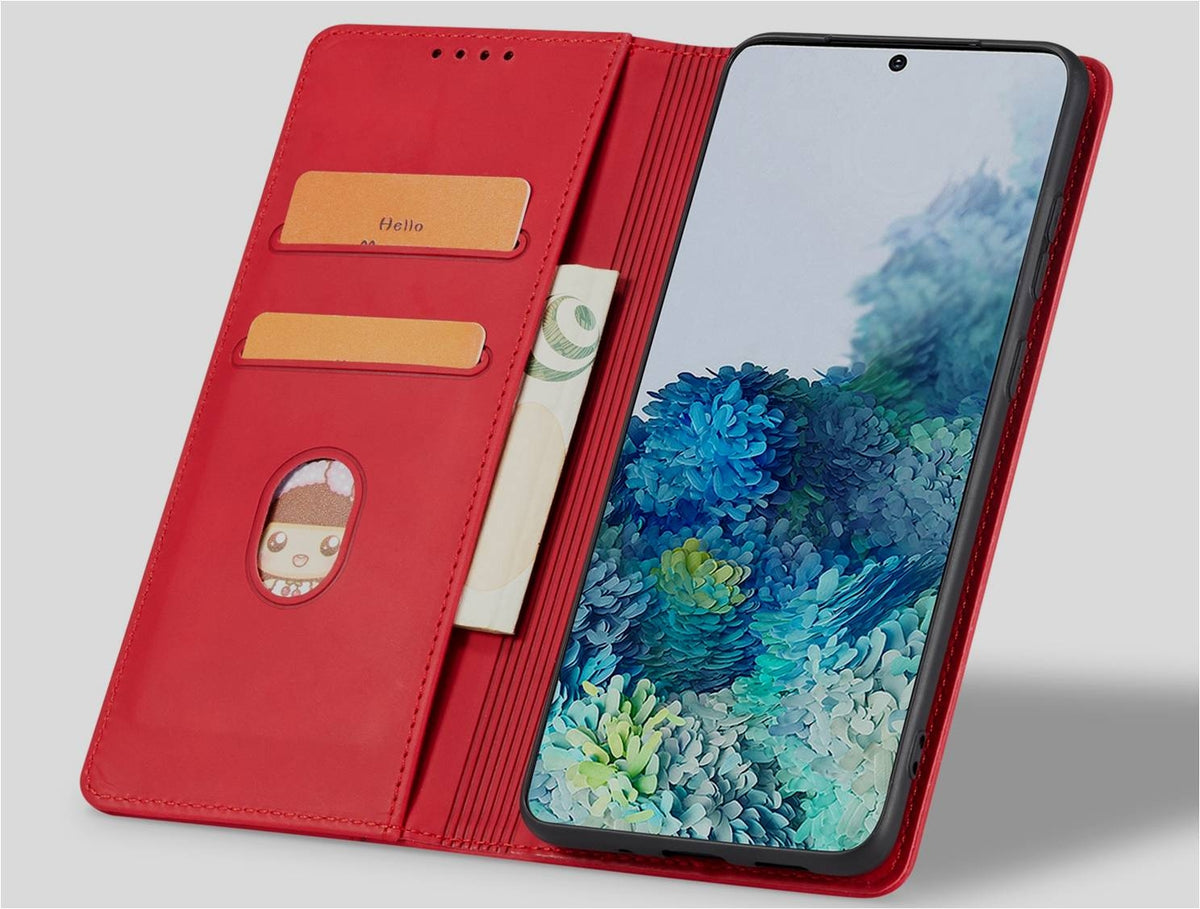 Bodycell Θήκη - Πορτοφόλι Apple iPhone 14 Pro - Red (5206015014666)