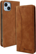 Bodycell Θήκη - Πορτοφόλι Apple iPhone 15 - Brown (5206015073168)